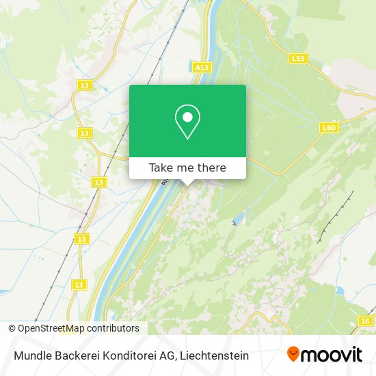 Mundle Backerei Konditorei AG map