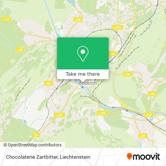 Chocolaterie Zartbitter map