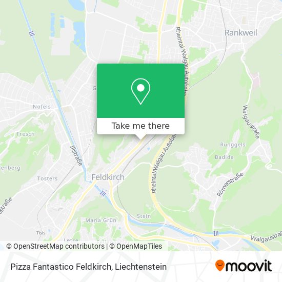 Pizza Fantastico Feldkirch map