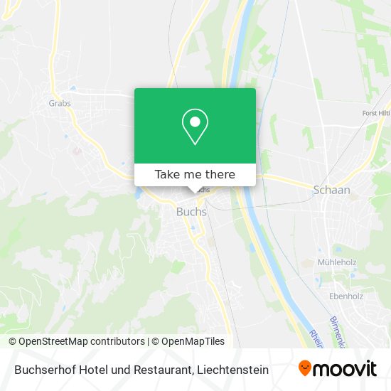 Buchserhof Hotel und Restaurant map