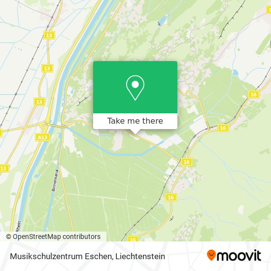 Musikschulzentrum Eschen map