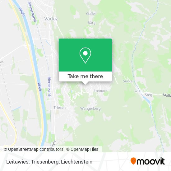 Leitawies, Triesenberg map