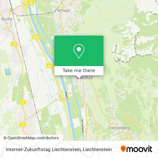 Internet-Zukunftstag Liechtenstein map