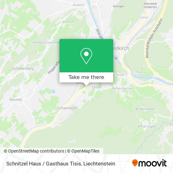 Schnitzel Haus / Gasthaus Tisis map