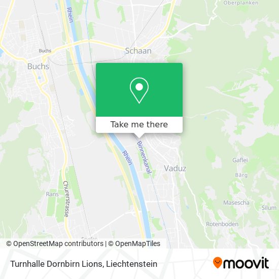 Turnhalle Dornbirn Lions map