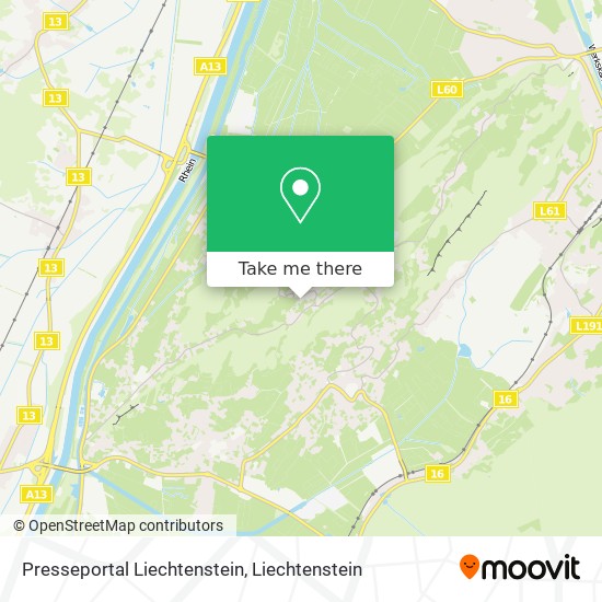 Presseportal Liechtenstein map