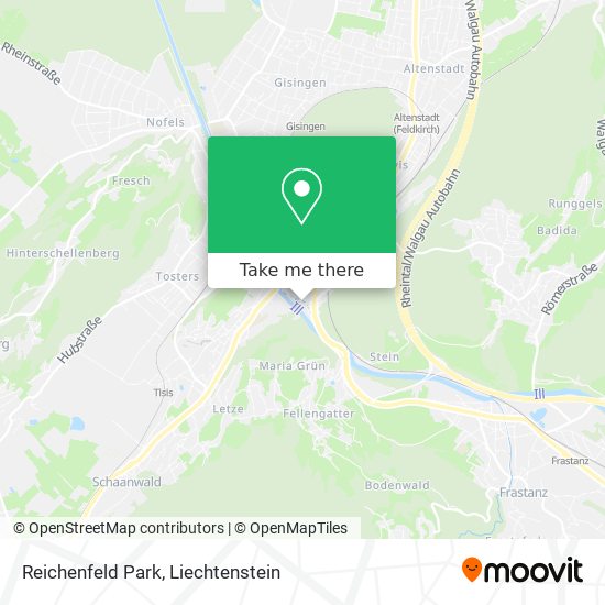 Reichenfeld Park map