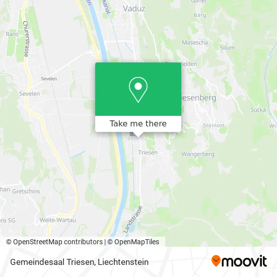 Gemeindesaal Triesen map