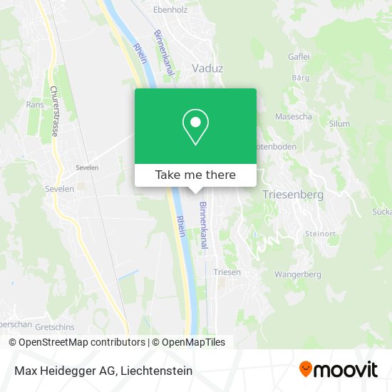 Max Heidegger AG map