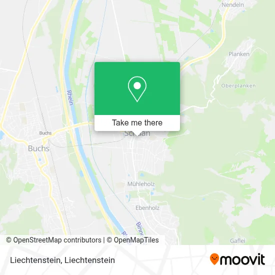 Liechtenstein map