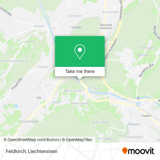 Feldkirch map