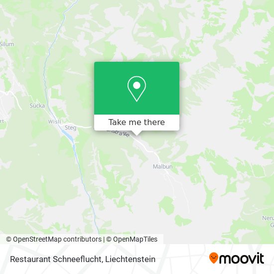 Restaurant Schneeflucht map