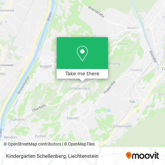 Kindergarten Schellenberg map