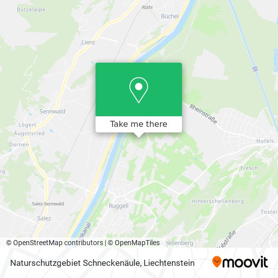 Naturschutzgebiet Schneckenäule map