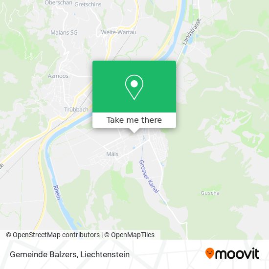 Gemeinde Balzers map