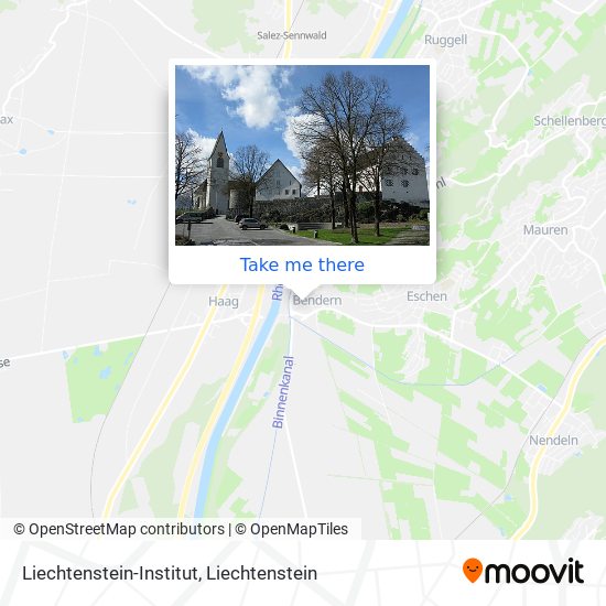 Liechtenstein-Institut map