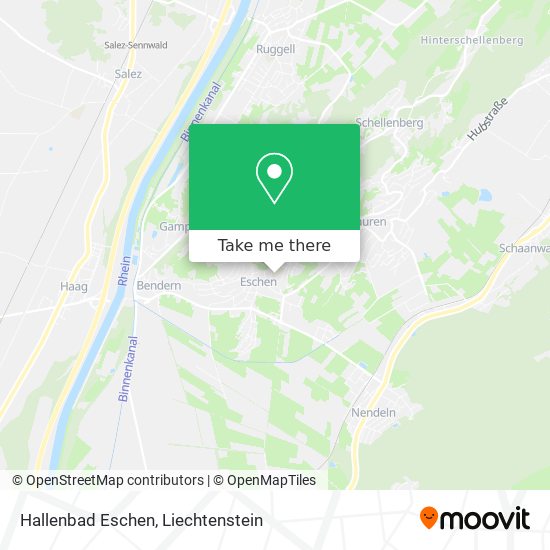 Hallenbad Eschen map