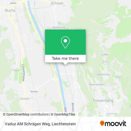 Vaduz AM Schrägen Weg map