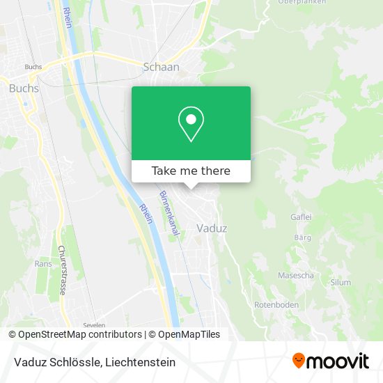 Vaduz Schlössle map