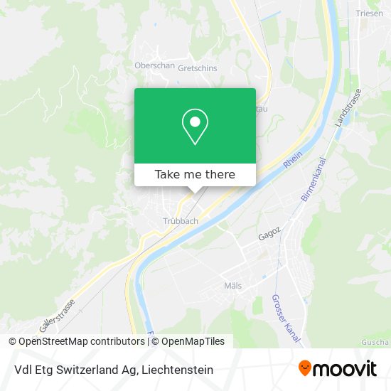 Vdl Etg Switzerland Ag map
