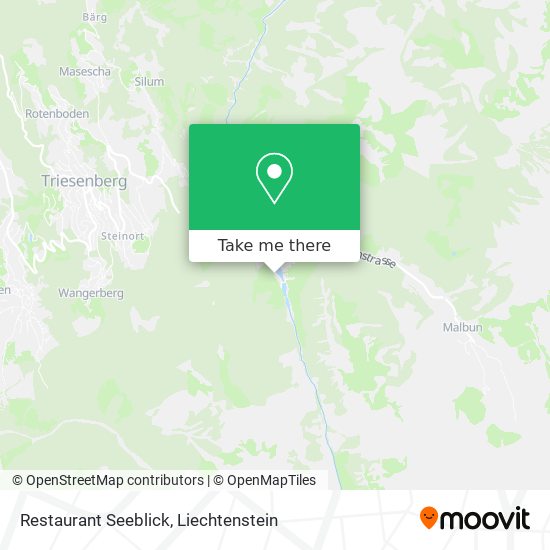 Restaurant Seeblick map