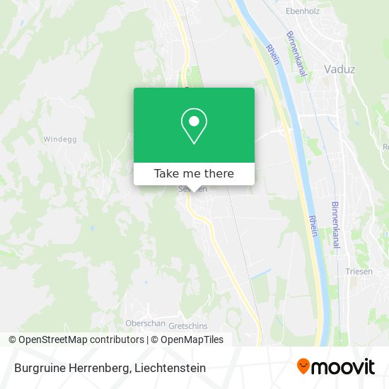 Burgruine Herrenberg map