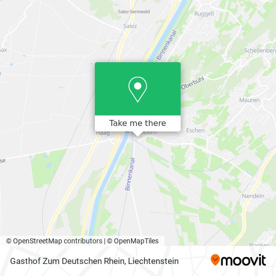 Gasthof Zum Deutschen Rhein map
