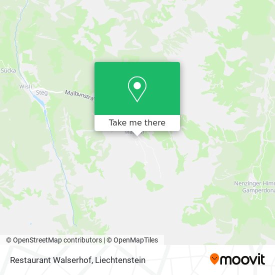 Restaurant Walserhof map