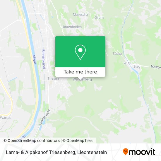 Lama- & Alpakahof Triesenberg map