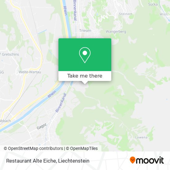 Restaurant Alte Eiche map