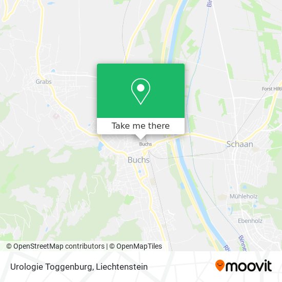 Urologie Toggenburg map