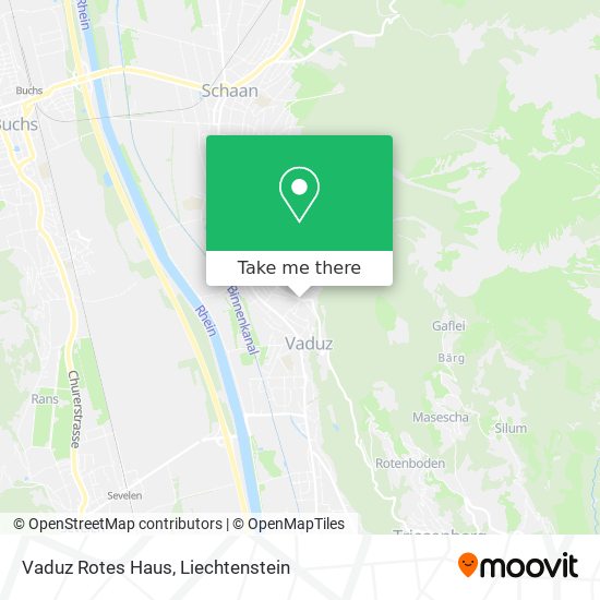 Vaduz Rotes Haus map