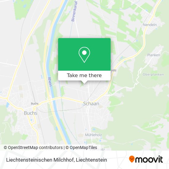 Liechtensteinischen Milchhof map