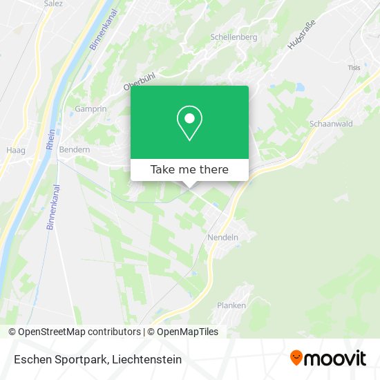 Eschen Sportpark map