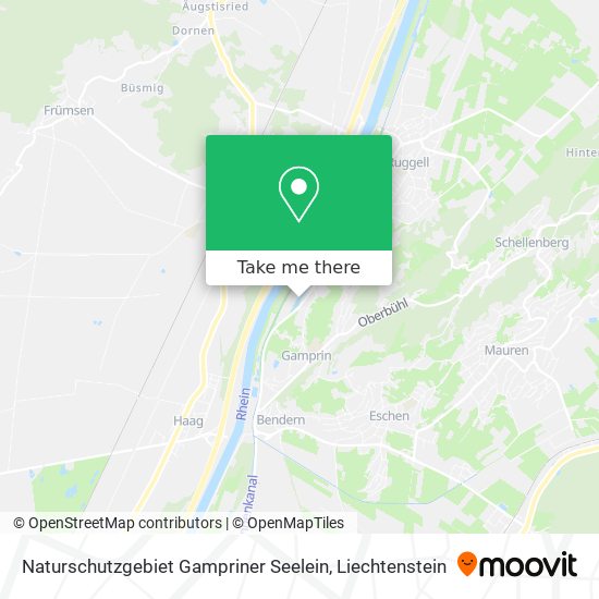 Naturschutzgebiet Gampriner Seelein map
