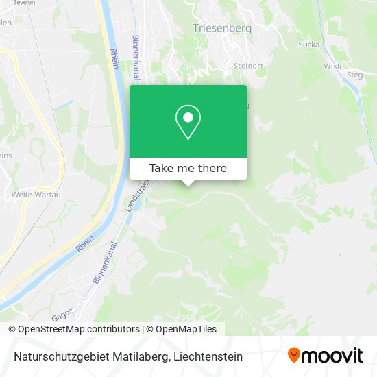 Naturschutzgebiet Matilaberg map
