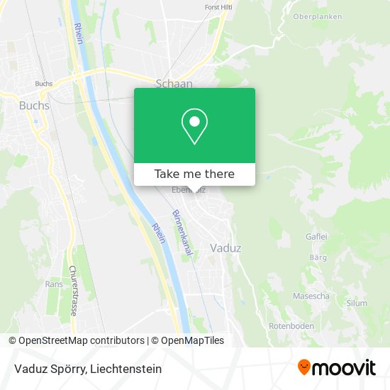 Vaduz Spörry map