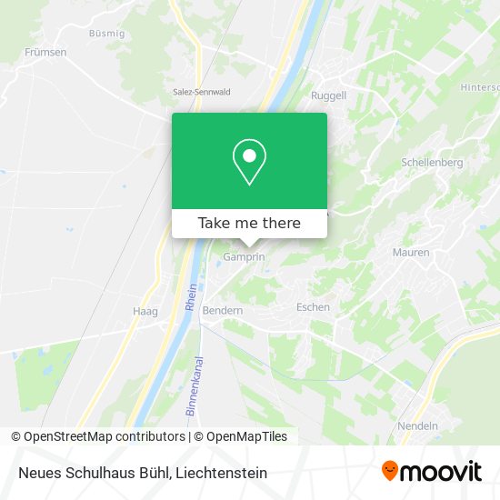 Neues Schulhaus Bühl map