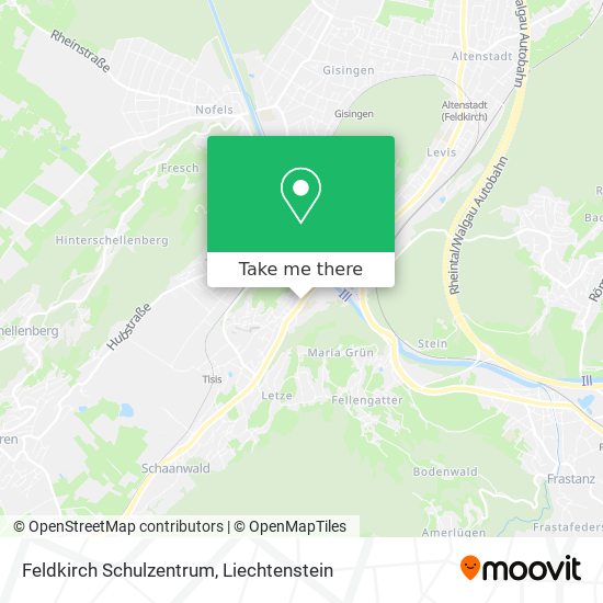 Feldkirch Schulzentrum map