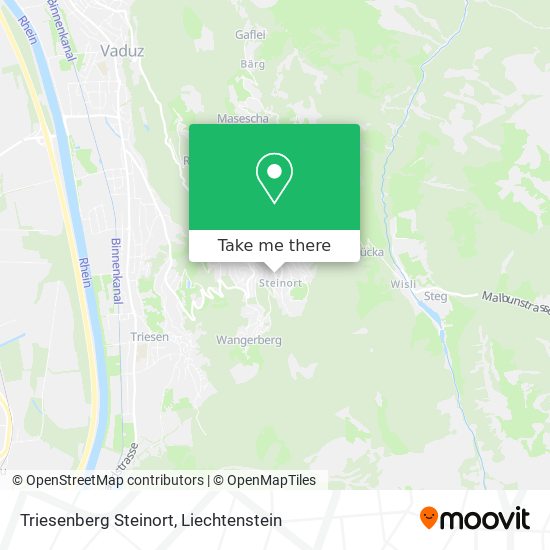 Triesenberg Steinort map