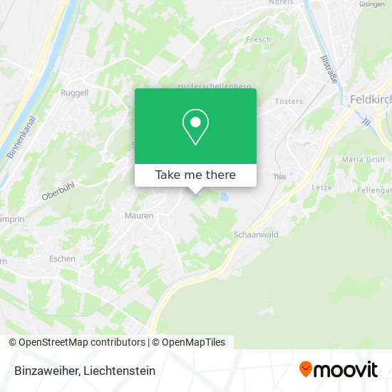 Binzaweiher map