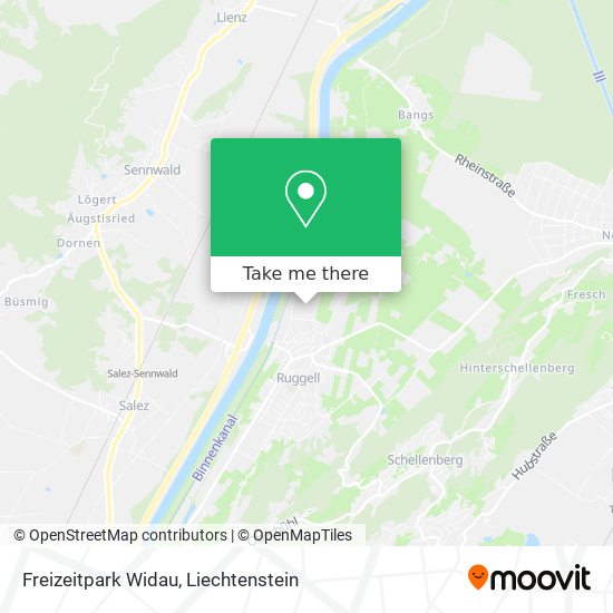Freizeitpark Widau map