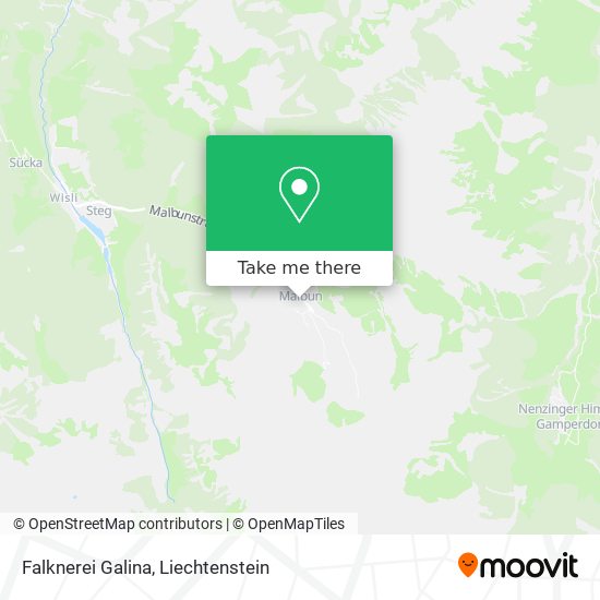 Falknerei Galina map