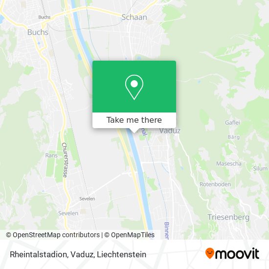 Rheintalstadion, Vaduz map