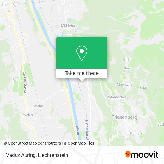 Vaduz Auring map