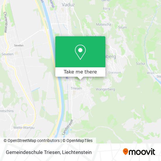 Gemeindeschule Triesen map