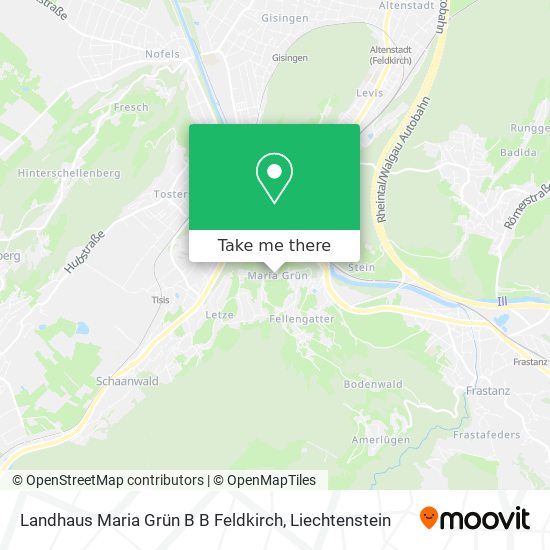 Landhaus Maria Grün B B Feldkirch map