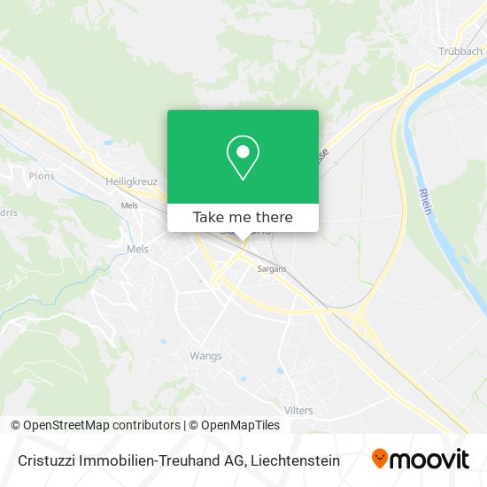 Cristuzzi Immobilien-Treuhand AG map