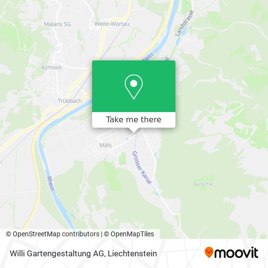 Willi Gartengestaltung AG map