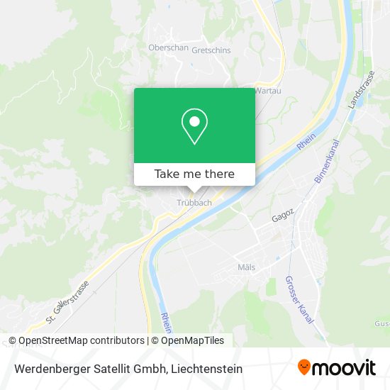 Werdenberger Satellit Gmbh map
